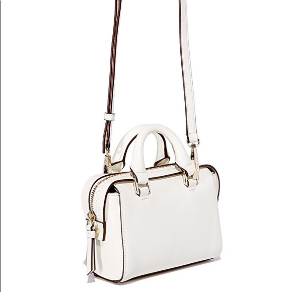 DKNY Authentic Mini Satchel Bag Cream NWT $248 - Picture 7 of 8